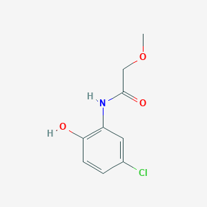 molecular formula C9H10ClNO3 B309756 N-(5-chloro-2-hydroxyphenyl)-2-methoxyacetamide 
