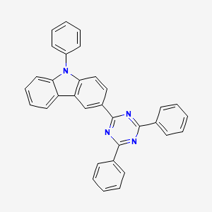 molecular formula C33H22N4 B3097581 DPTPCz CAS No. 1313391-57-9