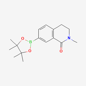 2-methyl-7-(4,4,5,5-tetramethyl-1,3,2-dioxaborolan-2-yl)-3,4-dihydroisoquinolin-1(2H)-one