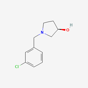 molecular formula C11H14ClNO B3097617 (R)-1-(3-氯苄基)-吡咯烷-3-醇 CAS No. 1314355-33-3