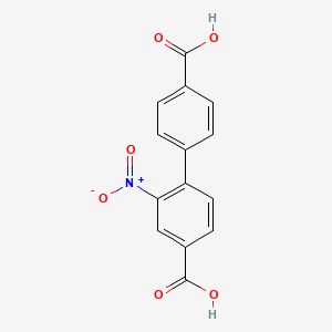 2-Nitro-[1,1'-biphenyl]-4,4'-dicarboxylic acid