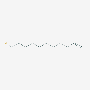 molecular formula C11H21Si B3097642 Silane, 10-undecen-1-yl- CAS No. 1314904-39-6