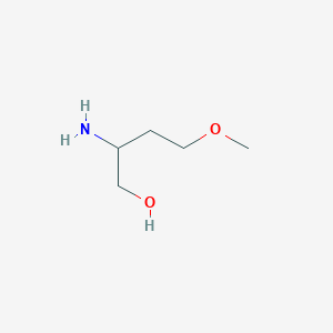 molecular formula C5H13NO2 B3097647 2-Amino-4-methoxybutan-1-ol CAS No. 1314909-08-4