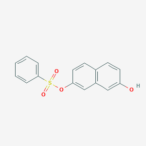 molecular formula C16H12O4S B309766 7-Hydroxy-2-naphthyl benzenesulfonate 