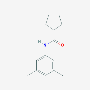 molecular formula C14H19NO B309768 N-(3,5-dimethylphenyl)cyclopentanecarboxamide 