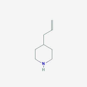 molecular formula C8H15N B3097695 4-(丙-2-烯-1-基)哌啶 CAS No. 1314969-85-1