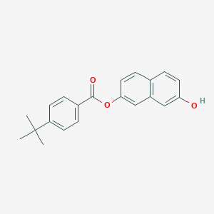molecular formula C21H20O3 B309771 7-Hydroxy-2-naphthyl 4-tert-butylbenzoate 