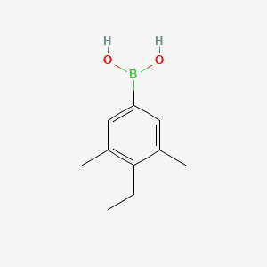 molecular formula C10H15BO2 B3097720 4-Ethyl-3,5-dimethylphenylboronic acid CAS No. 1315340-57-8
