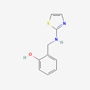 molecular formula C10H10N2OS B3097737 2-((噻唑-2-氨基)甲基)苯酚 CAS No. 13159-88-1