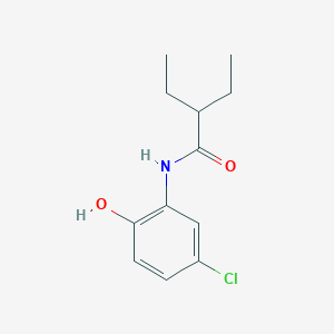 molecular formula C12H16ClNO2 B309781 N-(5-chloro-2-hydroxyphenyl)-2-ethylbutanamide 