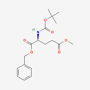 (S)-1-Benzyl 5-methyl 2-((tert-butoxycarbonyl)amino)pentanedioate