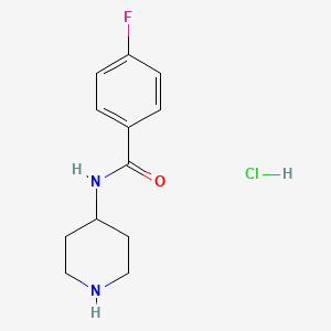 4-Fluoro-N-(piperidine-4-yl)benzamide hydrochloride