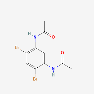 1,3-Dibromo-4,6-bis(acetamido)benzene