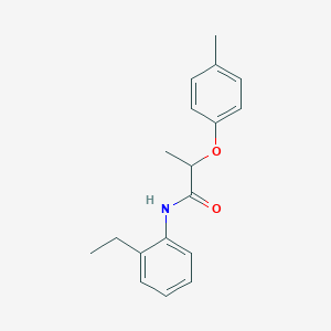 molecular formula C18H21NO2 B309792 N-(2-ethylphenyl)-2-(4-methylphenoxy)propanamide 