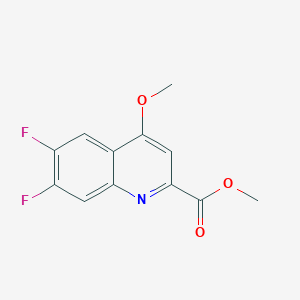 Methyl 6,7-difluoro-4-methoxyquinoline-2-carboxylate