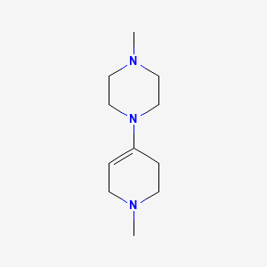1-methyl-4-(1-methyl-3,6-dihydro-2H-pyridin-4-yl)piperazine
