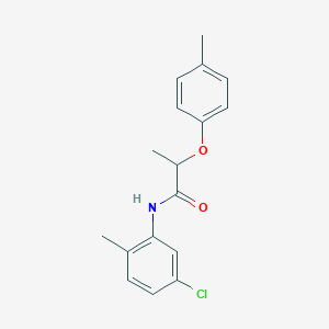 molecular formula C17H18ClNO2 B309794 N-(5-chloro-2-methylphenyl)-2-(4-methylphenoxy)propanamide 