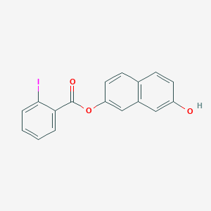 molecular formula C17H11IO3 B309809 7-Hydroxy-2-naphthyl 2-iodobenzoate 