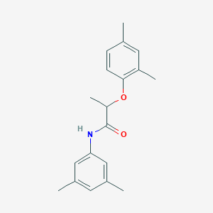 molecular formula C19H23NO2 B309813 2-(2,4-dimethylphenoxy)-N-(3,5-dimethylphenyl)propanamide 