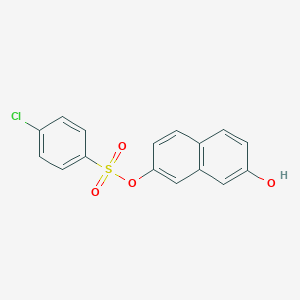 molecular formula C16H11ClO4S B309816 7-Hydroxy-2-naphthyl 4-chlorobenzenesulfonate 