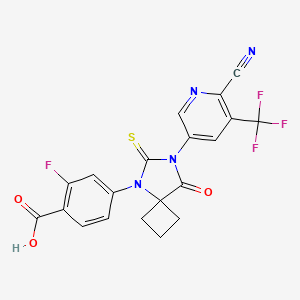 molecular formula C20H12F4N4O3S B3098172 Apalutamide-COOH CAS No. 1332391-04-4