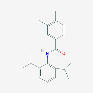 molecular formula C21H27NO B309818 N-(2,6-diisopropylphenyl)-3,4-dimethylbenzamide 