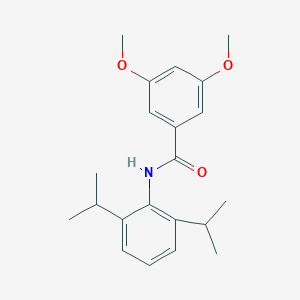 molecular formula C21H27NO3 B309822 N-(2,6-diisopropylphenyl)-3,5-dimethoxybenzamide 