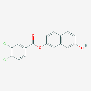 molecular formula C17H10Cl2O3 B309823 7-Hydroxy-2-naphthyl 3,4-dichlorobenzoate 