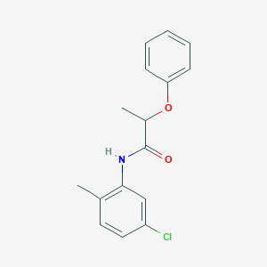 molecular formula C16H16ClNO2 B309827 N-(5-chloro-2-methylphenyl)-2-phenoxypropanamide 