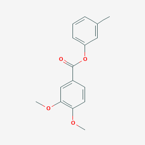 molecular formula C16H16O4 B309832 3-Methylphenyl 3,4-dimethoxybenzoate 
