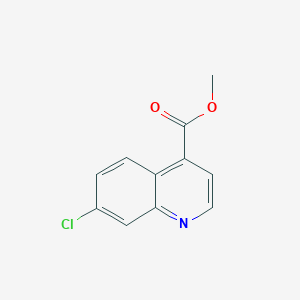 molecular formula C11H8ClNO2 B3098334 7-Chloro-4-methoxycarbonylquinoline CAS No. 13337-76-3