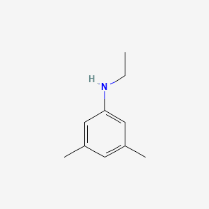 molecular formula C10H15N B3098345 N-ethyl-3,5-dimethylaniline CAS No. 13342-22-8