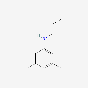 molecular formula C11H17N B3098349 3,5-Dimethyl-N-propylaniline CAS No. 13342-24-0