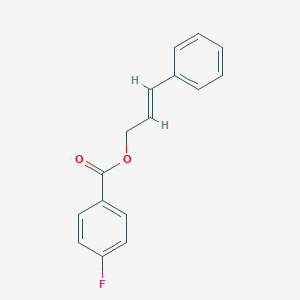 molecular formula C16H13FO2 B309839 Cinnamyl 4-fluorobenzoate 