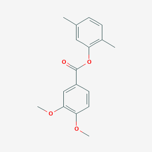 molecular formula C17H18O4 B309840 2,5-Dimethylphenyl 3,4-dimethoxybenzoate 