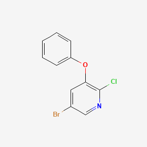 5-Bromo-2-chloro-3-phenoxypyridine
