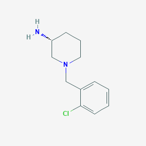 (3R)-1-[(2-chlorophenyl)methyl]piperidin-3-amine