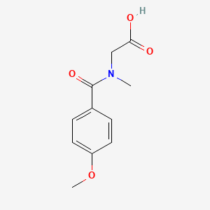 2-[(4-Methoxybenzoyl)(methyl)amino]acetic acid