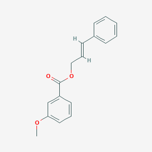 molecular formula C17H16O3 B309846 Cinnamyl 3-methoxybenzoate 
