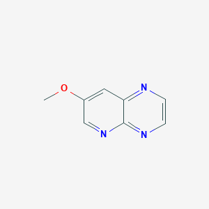 molecular formula C8H7N3O B3098498 7-Methoxypyrido[2,3-b]pyrazine CAS No. 1337880-59-7