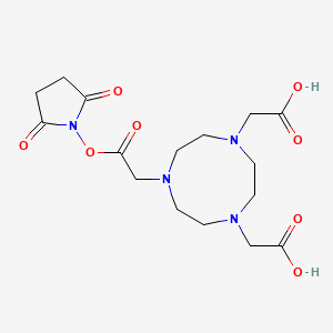 molecular formula C16H24N4O8 B3098554 NOTA-NHS ester CAS No. 1338231-09-6