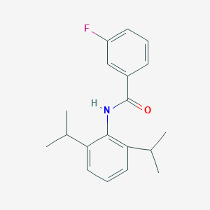 molecular formula C19H22FNO B309873 N-(2,6-diisopropylphenyl)-3-fluorobenzamide 