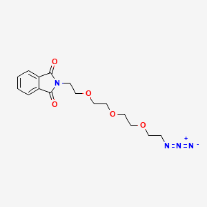 molecular formula C16H20N4O5 B3098734 Phthalamide-PEG3-azide CAS No. 134179-44-5