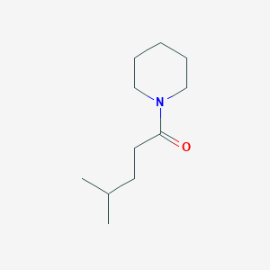 molecular formula C11H21NO B3098784 4-Methyl-1-(piperidin-1-YL)pentan-1-one CAS No. 1342956-55-1