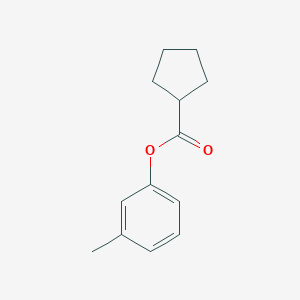 Cyclopentanecarboxylic acid, 3-methylphenyl ester