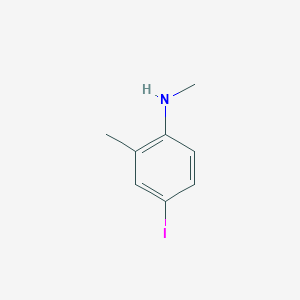 molecular formula C8H10IN B3098826 4-iodo-N,2-dimethylaniline CAS No. 1344328-55-7