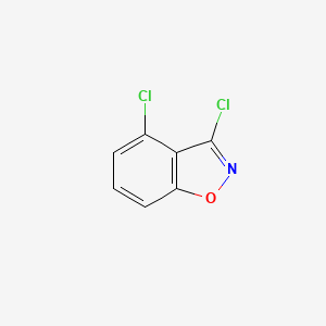 molecular formula C7H3Cl2NO B3098835 3,4-Dichlorobenzo[d]isoxazole CAS No. 1344687-55-3