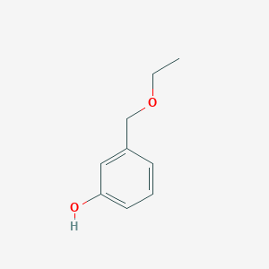 molecular formula C9H12O2 B3098840 3-乙氧基甲基苯酚 CAS No. 1344701-86-5