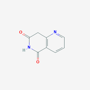 molecular formula C8H6N2O2 B3098855 1,6-萘啶-5,7(6H,8H)-二酮 CAS No. 1345461-33-7