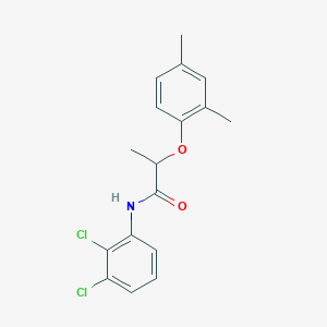 molecular formula C17H17Cl2NO2 B309886 N-(2,3-dichlorophenyl)-2-(2,4-dimethylphenoxy)propanamide 